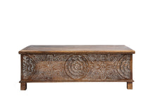 Load image into Gallery viewer, Anglo hand carved trunk, Gray