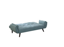 Load image into Gallery viewer, Turquoise Blue Woven Fabric Sofa bed