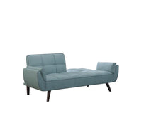 Load image into Gallery viewer, Turquoise Blue Woven Fabric Sofa bed