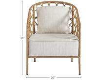 Load image into Gallery viewer, Coastal Living Escape Rattan Pebble Accent Chair