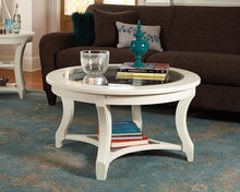 Load image into Gallery viewer, LYNN HAVEN Round Glass Cocktail Table-KD
