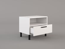 Load image into Gallery viewer, Lyon White Nightstand
