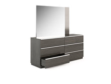 Load image into Gallery viewer, Porto 6-Drawer Dresser & Mirror, Ash Grey