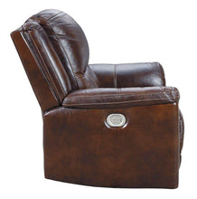 Load image into Gallery viewer, Catanzaro Mahogany Power Recliner w/ Adjustable Headrest