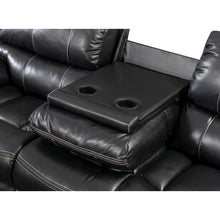 Load image into Gallery viewer, MOTION LOVESEAT BLACK  W/ CONSOLE
