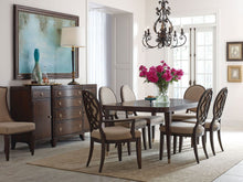 Load image into Gallery viewer, GRANTHAM HALL UPH ARM CHAIR W/DECORATIVE BACK-KD
