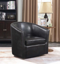 Load image into Gallery viewer, PASSOV SWIVEL CHAIR (DARK BROWN)
