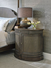Load image into Gallery viewer, SAVONA DEMILUNE BACHELOR CHEST ELM FINISH
