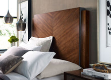 Load image into Gallery viewer, AD MODERN SYNERGY CHEVRON WALNUT KING BED PACKAGE
