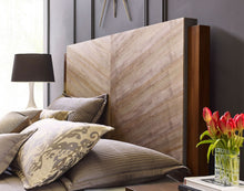 Load image into Gallery viewer, AD MODERN SYNERGY CHEVRON MAPLE KING BED PACKAGE
