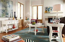 Load image into Gallery viewer, LYNN HAVEN Round Glass Cocktail Table-KD

