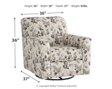 Load image into Gallery viewer, Abney Swivel Accent Chair
