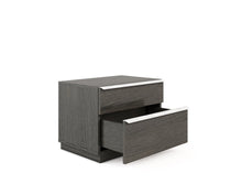 Load image into Gallery viewer, Porto 2-Drawer Nightstand, Ash Grey
